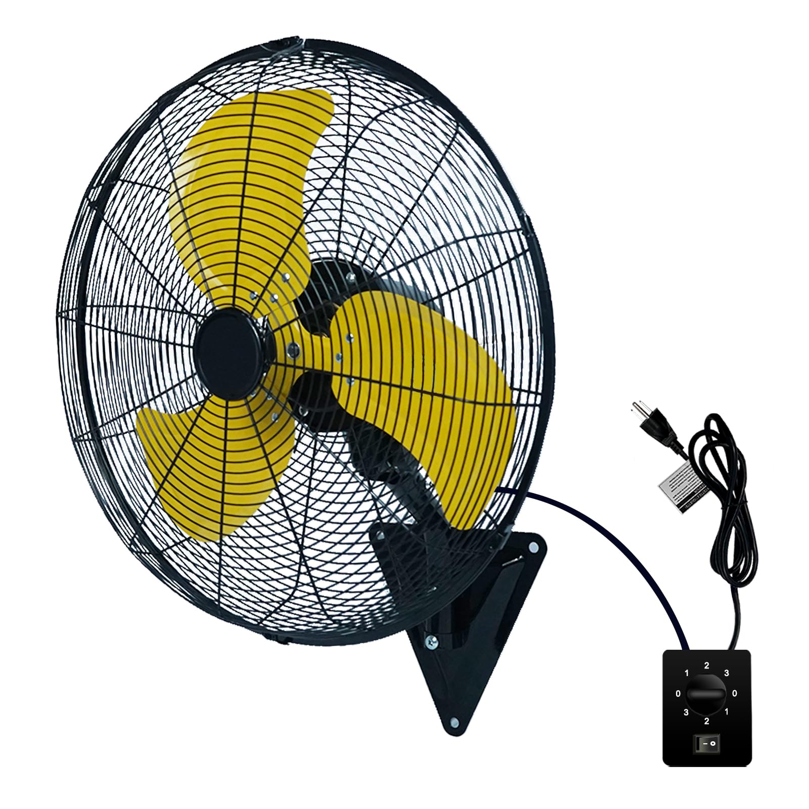 Amazon.com: AZOUTDOOR Wall Mount Fan, 20In Oscillating Wall